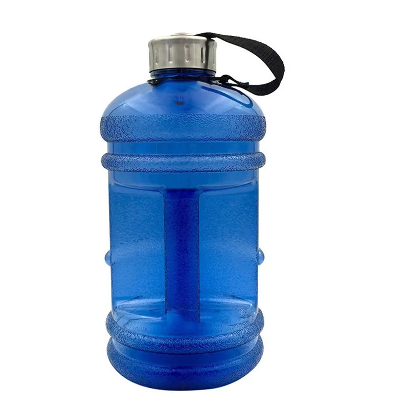 Новые 2.2L большие емкости спортивные бутылки питьевой тренажерный зал на свежем воздухе полугаллон фитнес-Тренировка Кемпинг воды водопроводная в бутылках боьшая чашка