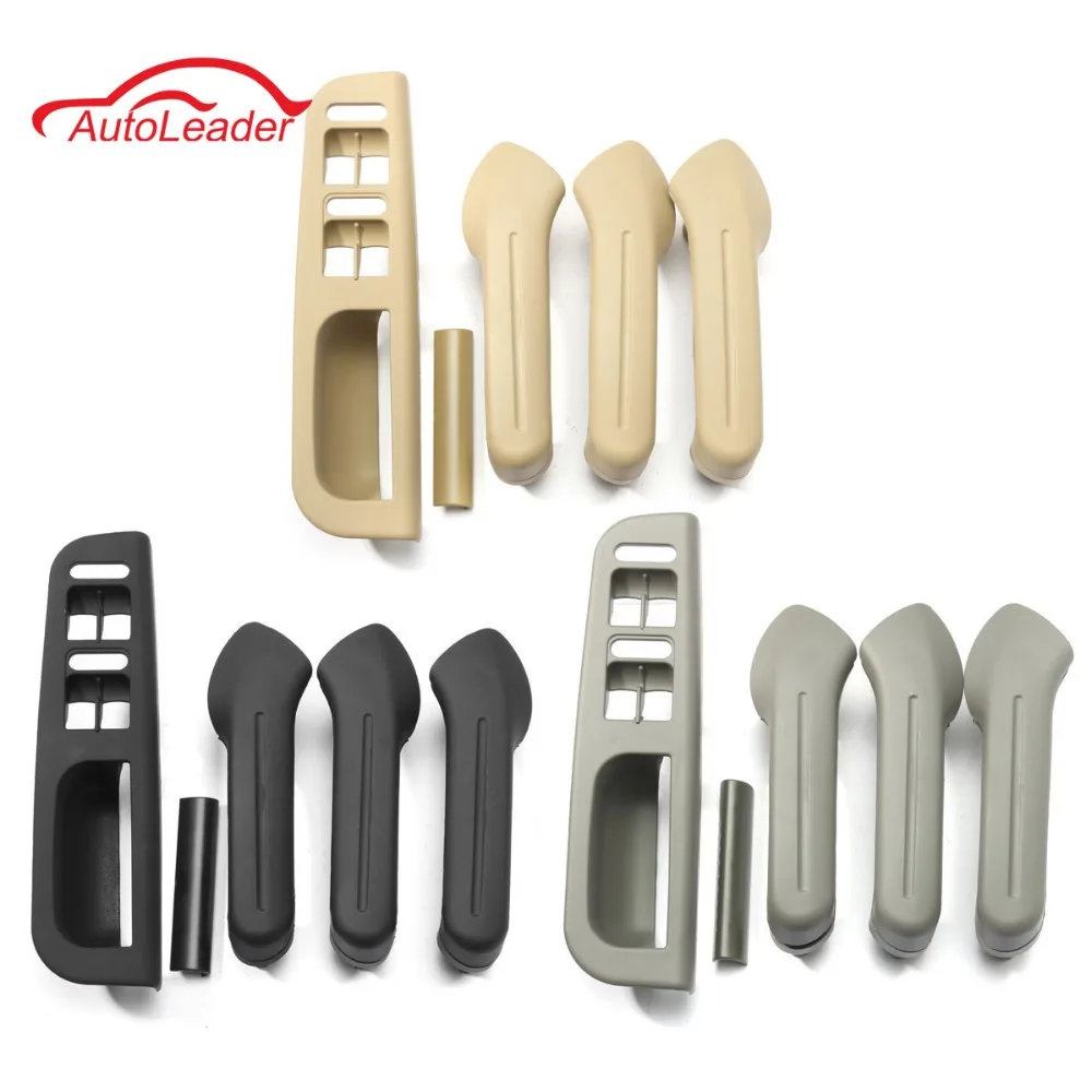 Interior Door Grab Handle Cover Switch Bezel Set For VW Jetta Golf Bora