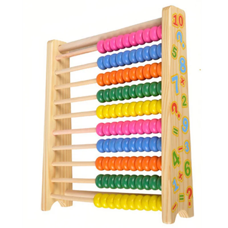 

Baby Toys Wood Abacus Toy Learning Educational Kids Math Toy calculating frames For children