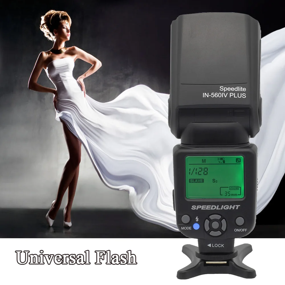 2 шт. INSEESI IN560IV IN-560IV Plus Беспроводная вспышка Speedlite для Canon Nikon Olympus Pentax камера Фонарик VS YN-560III JY680A