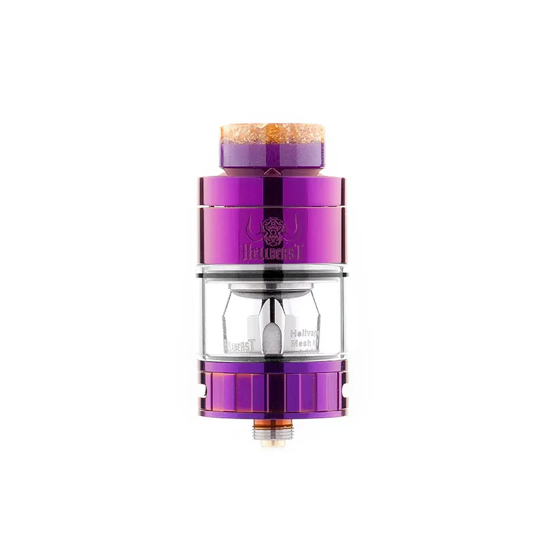 Электронные сигареты Hellvape Hellbeast Sub ohm Tank Hybrid 4,0 мл/4,3 мл/3,5 мл емкость Vape испаритель VS Hellvape Rebirth RDA - Цвет: Фиолетовый