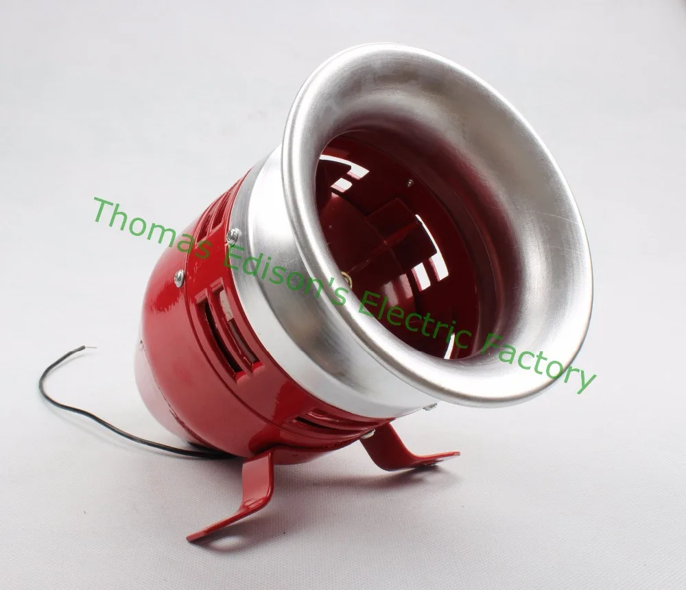 ANPWOO 12V 3 In Automotive Air Raid Siren Horn Car Truck Motor Driven Alarm Red From Transmitter & Receiver - Price 3.87 - Foto 4