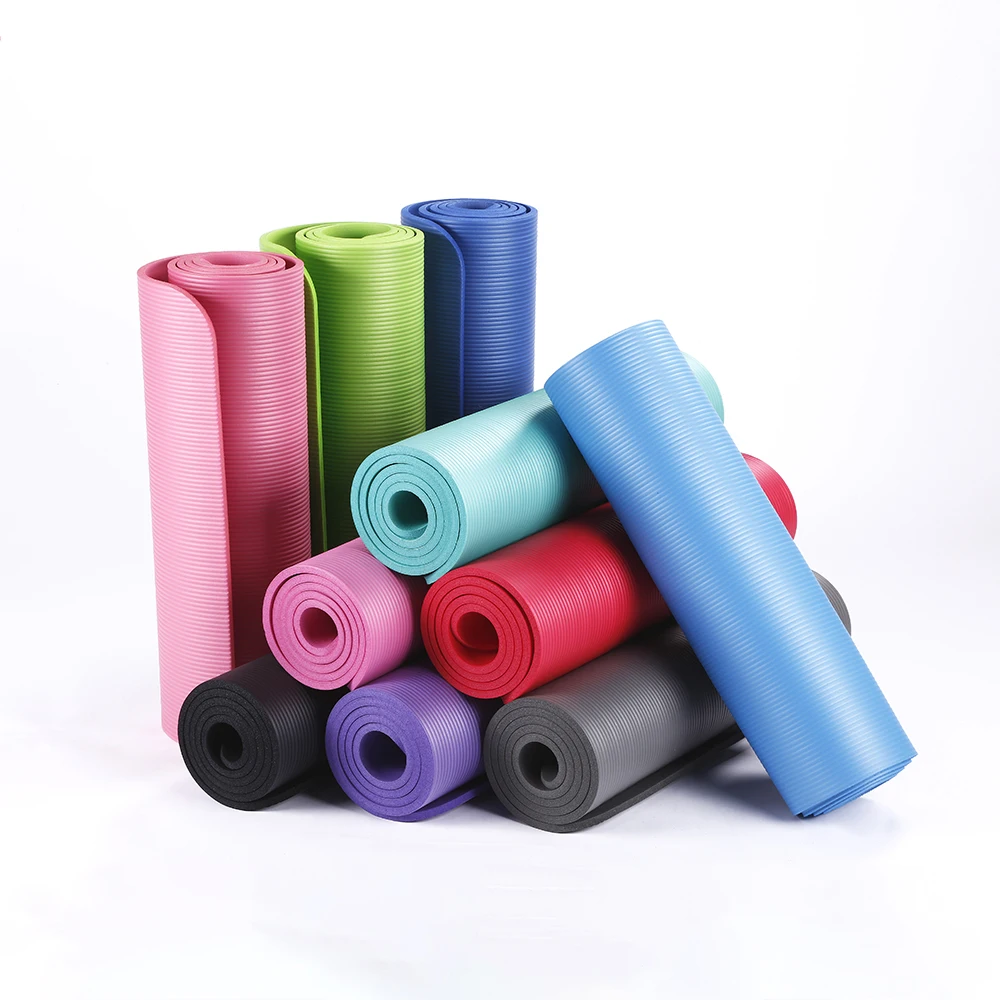 10mm Extra Thick 183cmx61cm High Quality Nrb Non Slip Yoga Mats