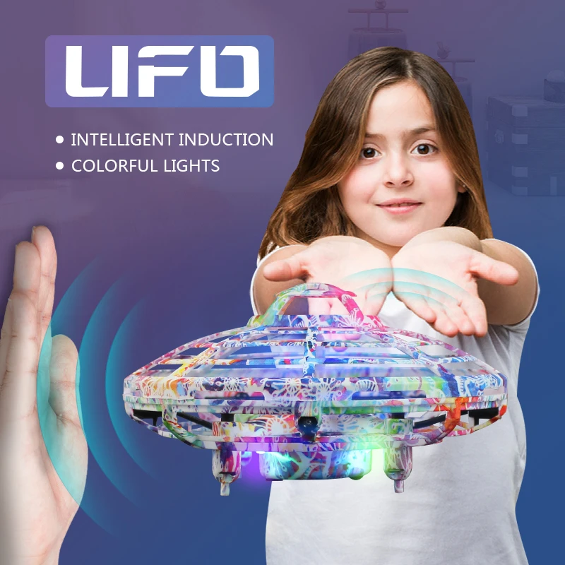 

Hand UFO Ball Flying Aircraft LED Mini Induction Suspension RC Aircraft Flying Mni Drone Toys Balls For Children