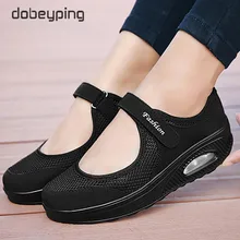 Summer Fashion Women Flat Platform Shoes Woman Breathable Air Mesh Casual Shoe Wedges Ladies Boat Shoes Mother Walking Footwear Summer Fashion Women Flat Platform Shoes Woman Breathable Air Mesh Casual Shoe Wedges Ladies Boat Shoes Mother Walking Footwear