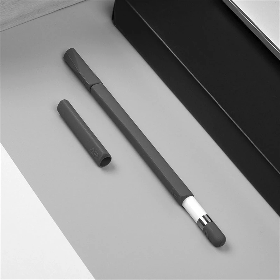 Для Apple Pencil нескользящий Силиконовый чехол-пенал держатель для карандашей защитная упаковка комплект стилус рукав протектор для Apple iPad Pencil