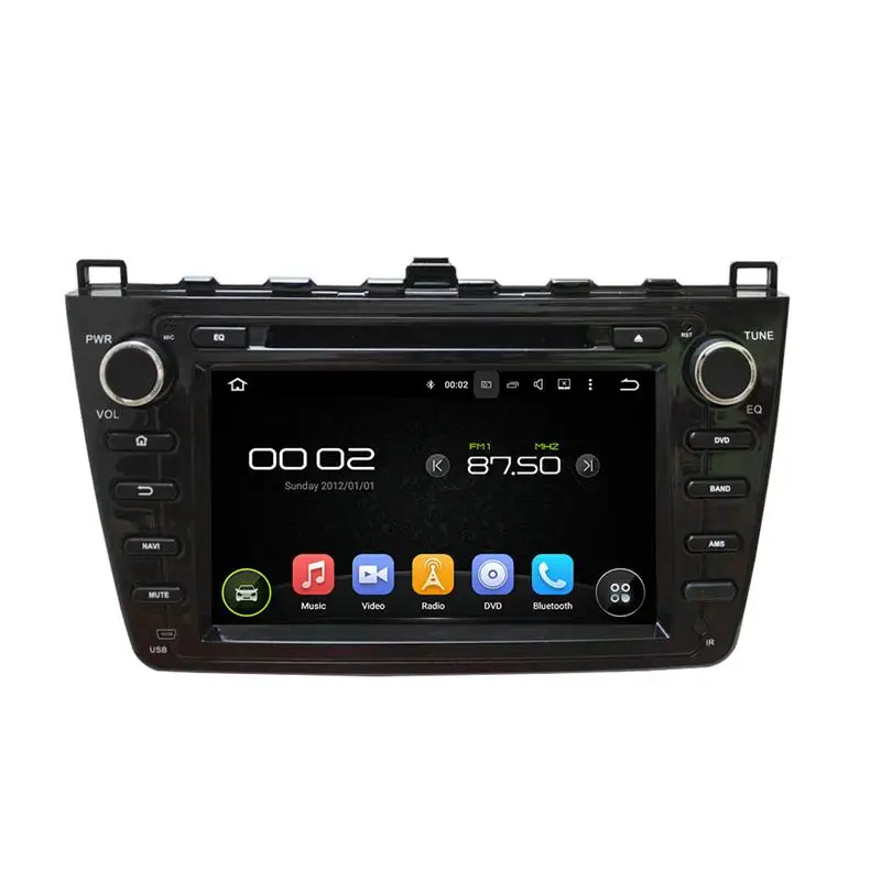 Discount Navirider CAR DVD Android 8.0.0 8-core touch screen  stereo for MAZDA 6 mazda6 2008-2012 head unit bluetooth gps 3G multimedia 1