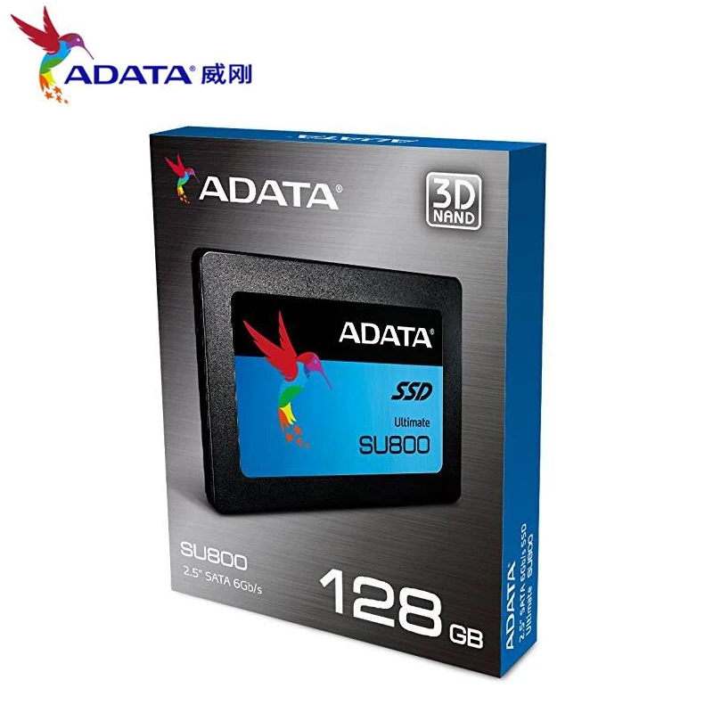 AData SU800 SSD SATA 128GB 256GB SSD жесткий диск HD SSD 2,5 дюймов HDD жесткий диск твердотельный накопитель для ноутбука