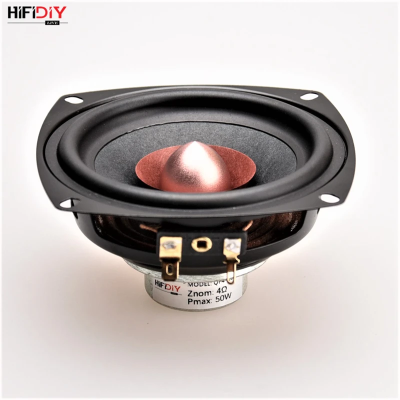 HIFIDIY LIVE Hi-Fi 4 дюйма DIY полночастотный динамик 4 8 Ом 25 Вт Неодимовый магнитный высокий альт бас громкоговоритель QF4-105NS