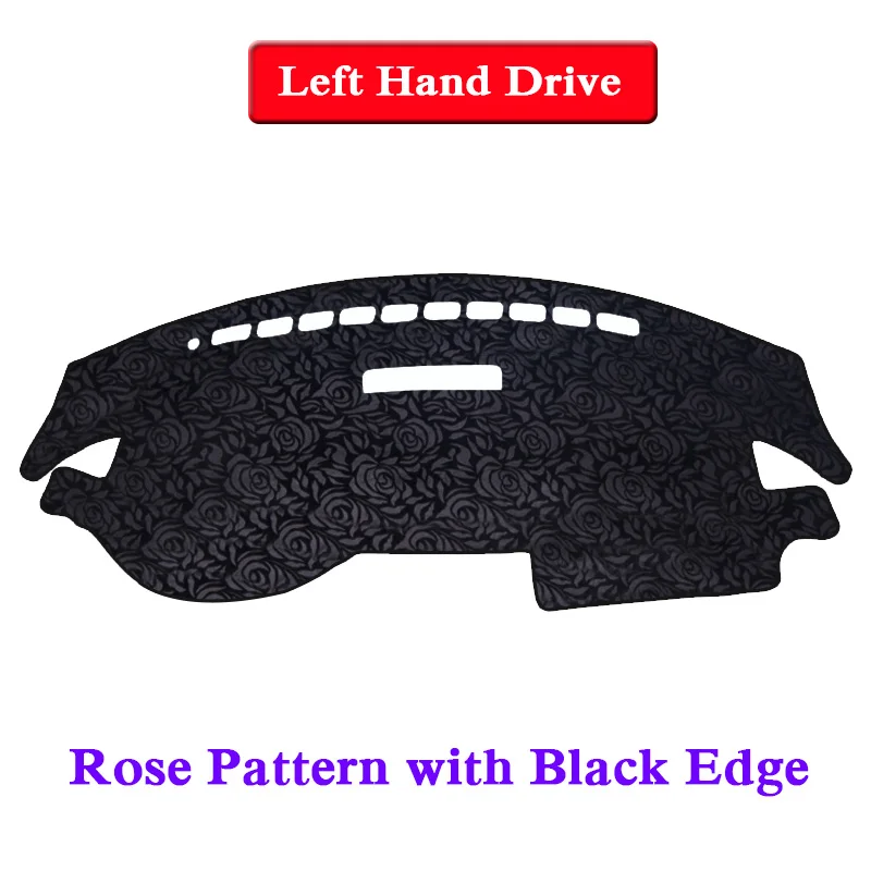 

QCBXYYXH For Suzuki Swift 2007-2018 Rose Pattern Dashboard Mat Protective Interior Photophobism Pad Shade Cushion Car Styling