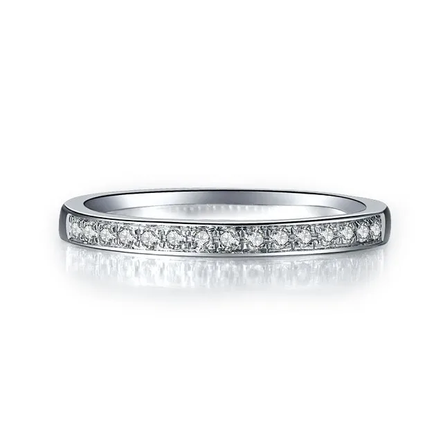 Заметный дизайнерский ремешок кольцо, подходящее ко всем стилям искусственные бриллианты SONA обручальное кольцо великолепное Ювелирное Украшение аксессуары