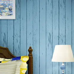 0.53x10 метров Средиземноморский Стиль синий полосатый нетканые стены Бумага Спальня Гостиная диван ТВ Задний план стены Бумага n12