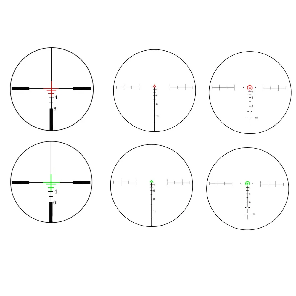 5x35 прицел двойное освещение Красный или зеленая ткань оптика область 4x32 обновление с 3 модельными сетками для тактическая, для охоты, для ружья