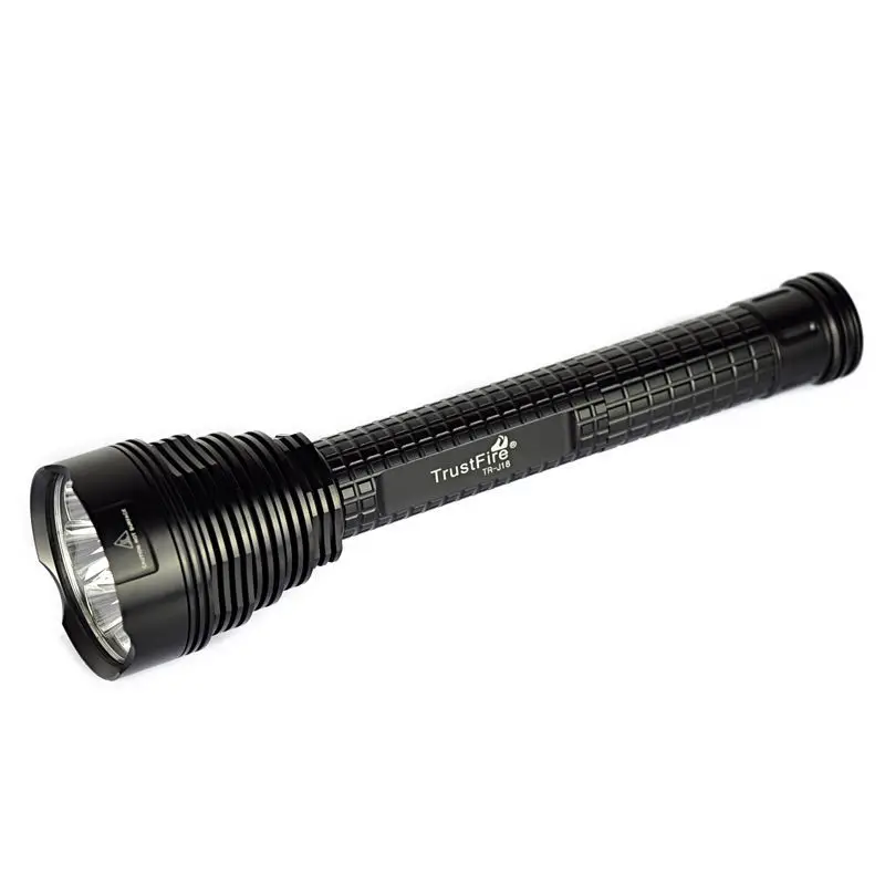 Trustfire TR-J18 светодиодный тактический фонарь 7x CREE XM-L T6 8000 Люмен, с чехлом, Водонепроницаемый работающая вне дома фонарь для кемпинга светодиодные лампы