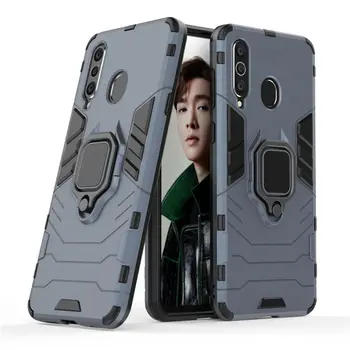 

10pcs Ring Car Holder Phone Case For Samsung A9S A8S A9 2018 Star Pro S10E S10 Plus Hybrid 2 in 1 Armor Shockproof Case Cover