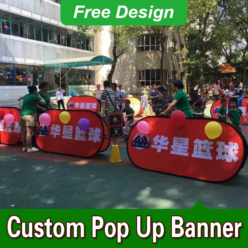 

Free Design Free Shipping Vertical Top Banner Frame Sideline Banner A Frame Banner Stand