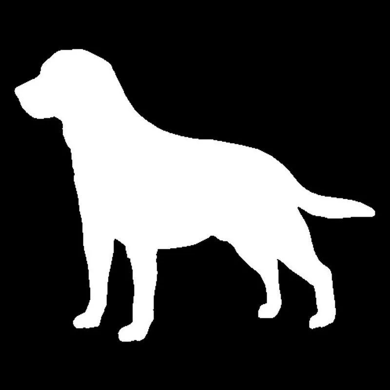 15.5*12.7CM Labrador Retriever Dog Vinyl Decal Silhouette Car Sticker 2 15.5*12.7CM Labrador Retriever Dog Vinyl Decal Silhouette Car Sticker 2