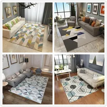 Средиземноморские коврики Simplicity для гостиной, эстетические Коврики для спальни, журнальный столик, напольный коврик, коврик для кабинета, домашний декор