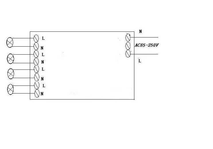 Лучший 10A 1000 w AC 85 v~ 250 V 110 V 220 V 230 V 4CH беспроводной пульт дистанционного управления реле выход радио RF 4* передатчик и 1 приемник