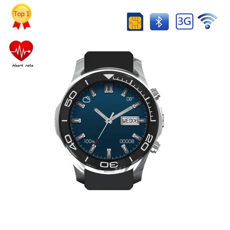 

GOLDENSPIKE Original MTK6572 GS11 Clock Smart Phone Android 5.1 OS Screen quad core Support SIM smartwatch heart rate pedometer