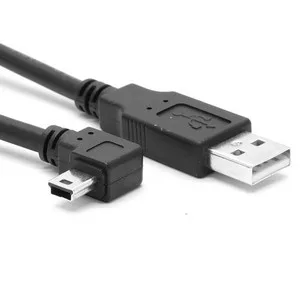 Zihan прямоугольный 90 градусов мини USB B Тип 5pin папа к 2 0 Мужской кабель для передачи