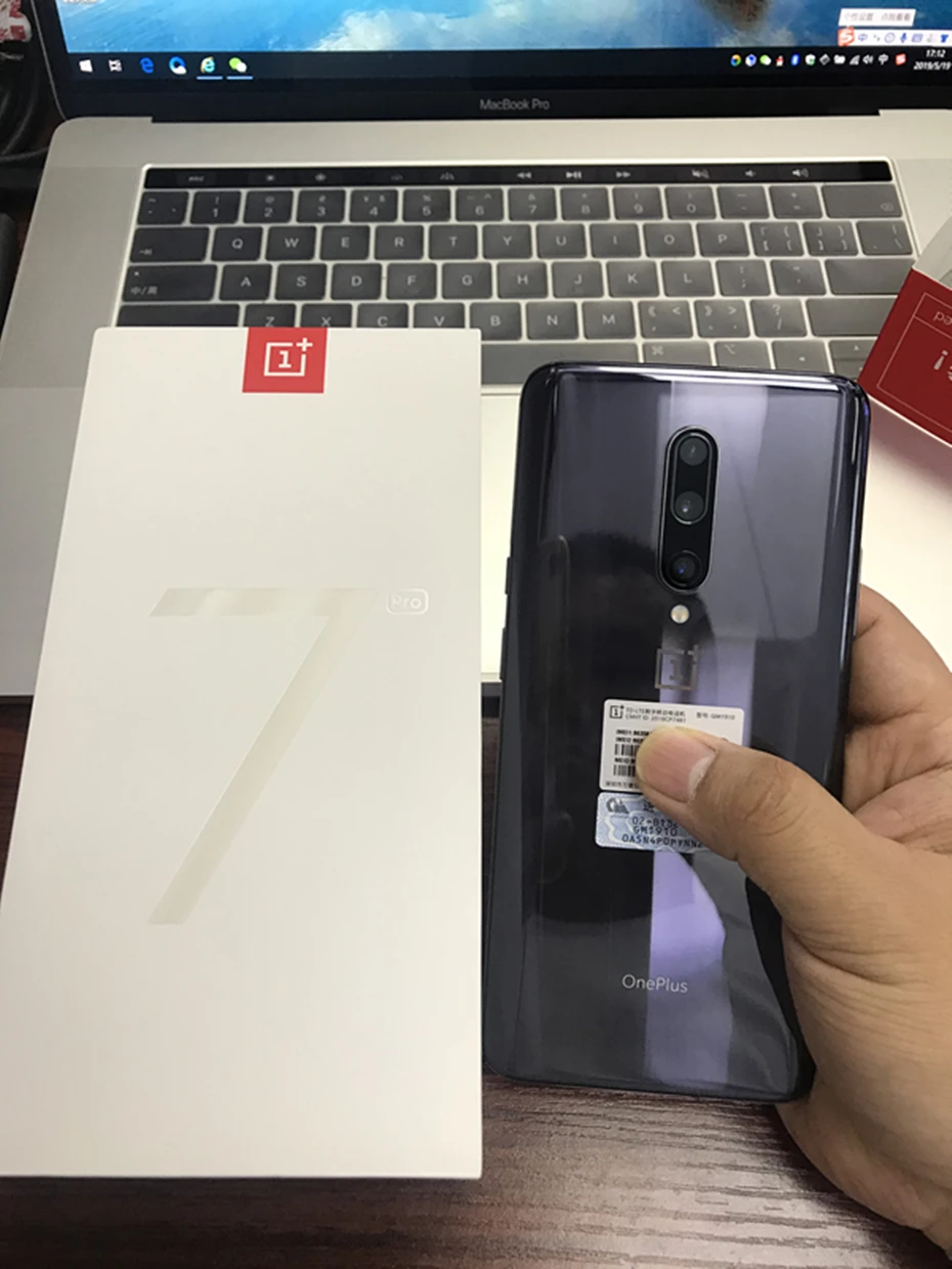 Глобальный Встроенная память Oneplus 7 Pro смартфон 6,67 дюймов 3120*1440 Android 9 Snapdragon 855 48,0 МП камеры ближняя бесконтактная связь(NFC) 5V 6A мобильного телефона