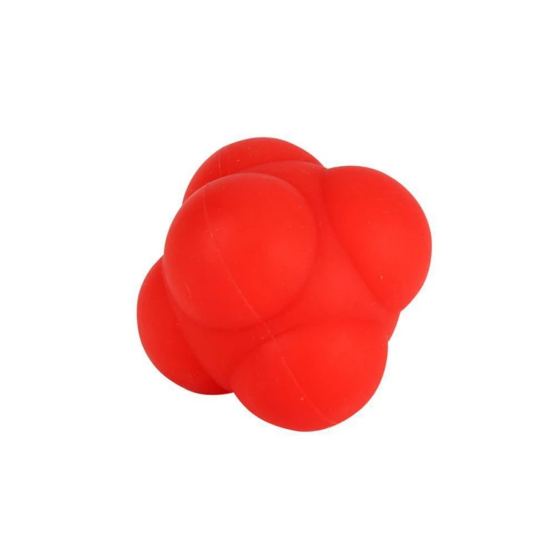 Новые красные удобные портативные рефлекторные тренировочные эластичные мячи для упражнений, мини тренировочные мячи, оборудование