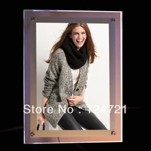 Ультратонкая акриловая рамка со светодиодной световой короб для рекламы/Высококачественный плакат с подсветкой рамка