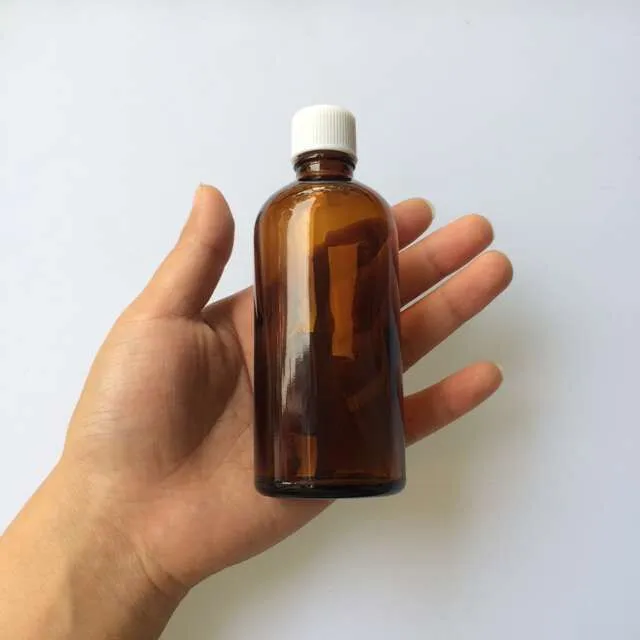 100ml Amber Glass Bottles with Leakage-proof Stopper Cap Liquid Jars Essential Oil Bottles 10pcs2