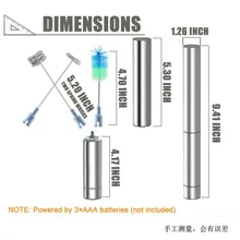 Горячий Электрический молоковзбиватель с трубкой для хранения Портативный Миксер для напитков из нержавеющей стали FQ-ing