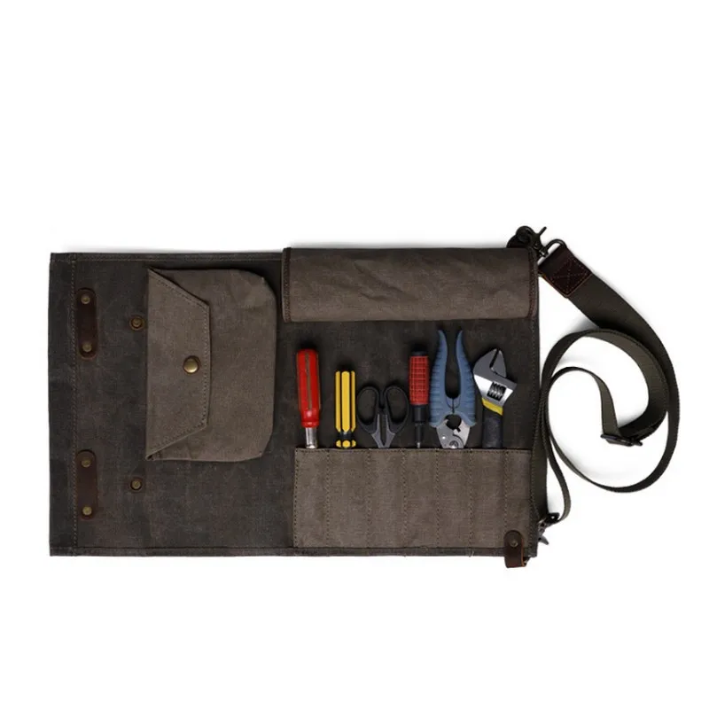 

Designer design multifunction Vintage canvas Hair Scissors Comb Tool storage bag Can Hold 4 Pieces Scissor Wallet For Combs