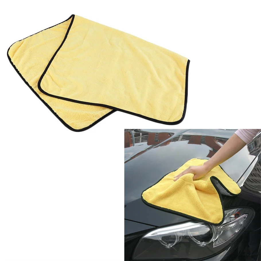 Супер абсорбирующее полотенце из микрофибры для мытья автомобиля, салфетка для сушки, большие размеры 92 * см 56 см