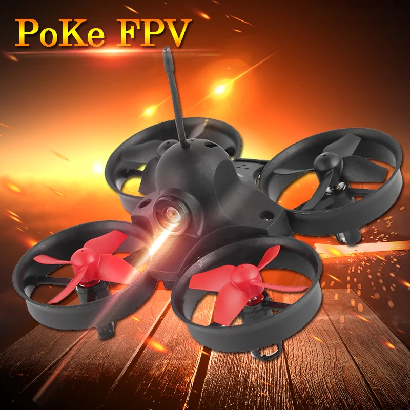 Дроны с камерой hd Mini rc вертолет PoKe FPV 5 8G 25mW камера Безголовый режим Крытый