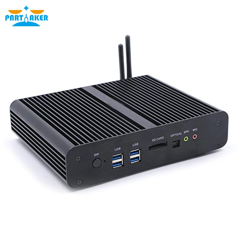 Мини ПК Windows i7 4650u 4500u Barebone HTPC Intel Nuc Безвентиляторный Компьютер Haswell Graphics HD 5000 300M