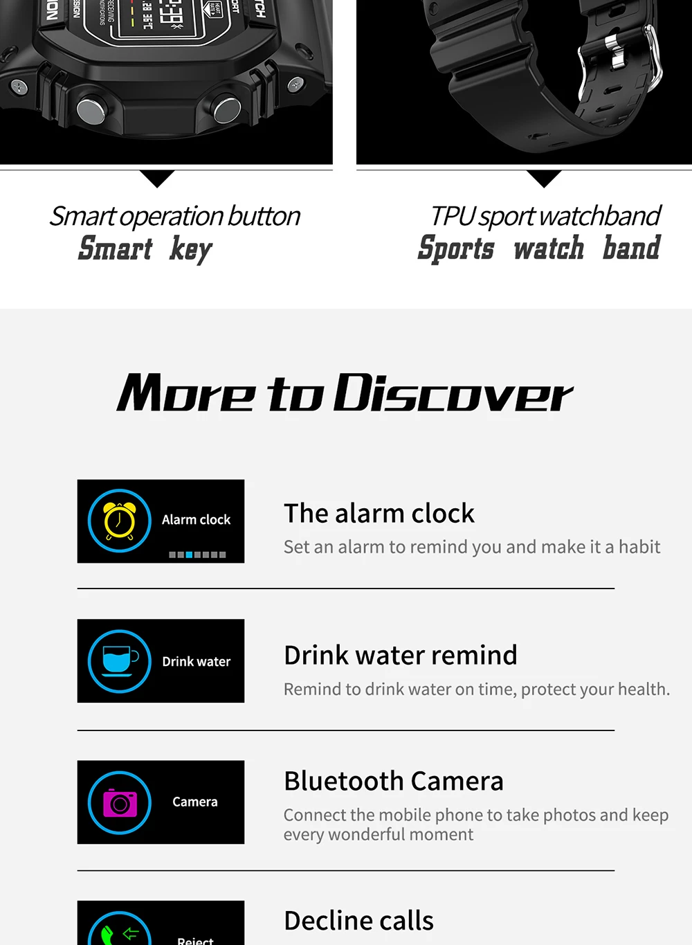Роскошные мужские электронные умные часы с цветным экраном, смарт-браслет, модный бренд, часы для телефона, часы для погоды, умные часы для Android IOS