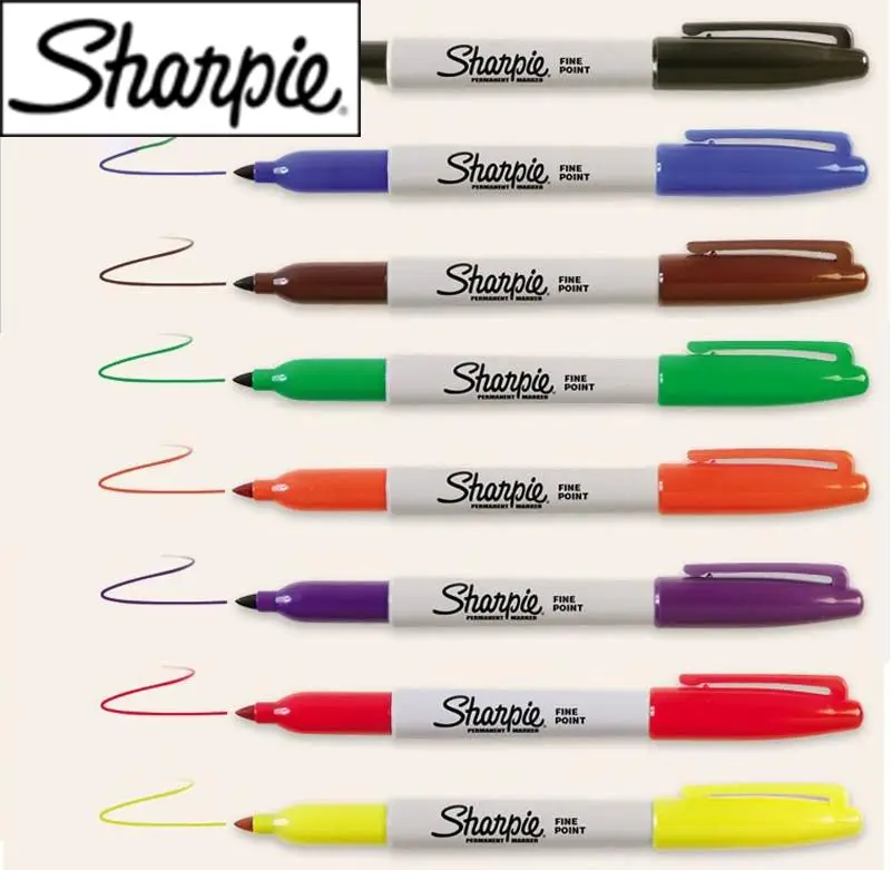 

American sanford sharpie permanent markers Sharpie Fine Point Permanent Marker colour marker pen