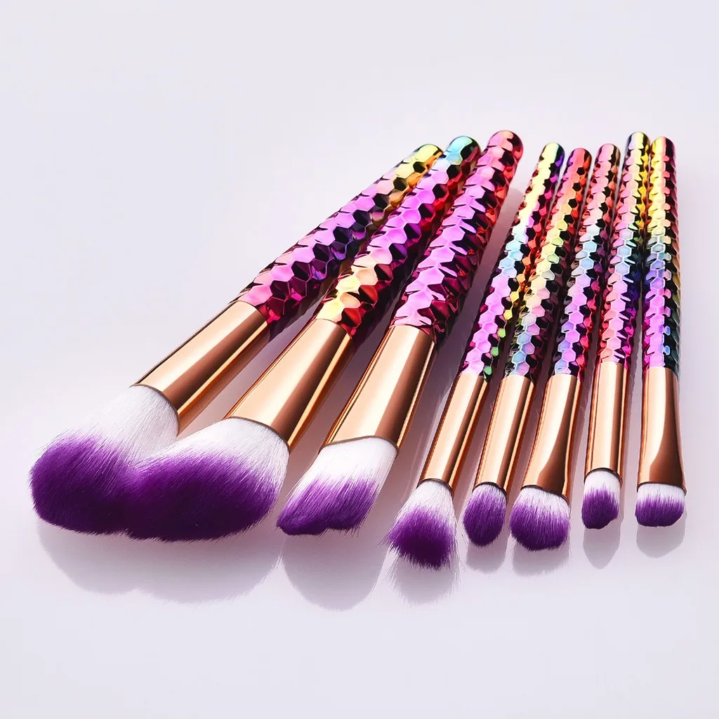8 Pcs Makeup Brushes With A Honeycomb Eye Shadow Makeup Brush Set Beauty Tools Kit for Lip Eye Liner maquiagem 5.9DJL 8 Pcs Makeup Brushes With A Honeycomb Eye Shadow Makeup Brush Set Beauty Tools Kit for Lip Eye Liner maquiagem 5.9DJL