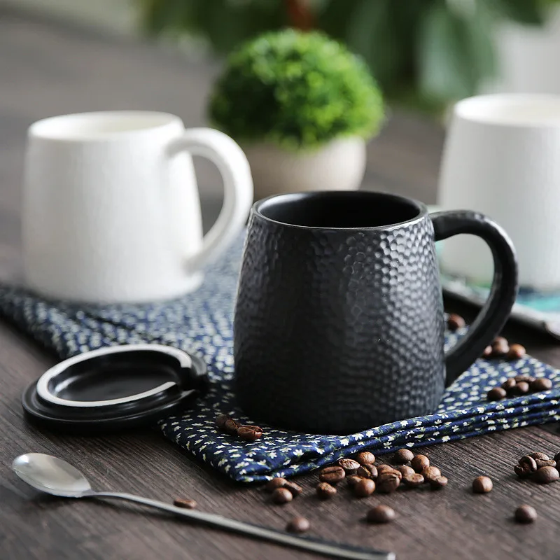 simple cellular design white black porcelain tea mug christmas gifts list app