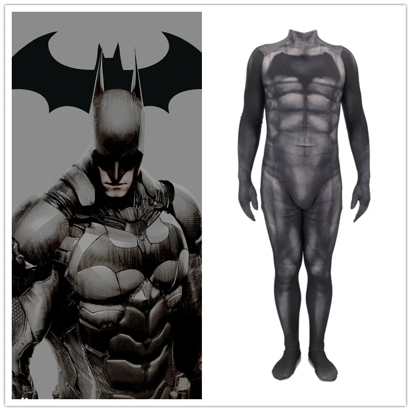 

Movie Batman Cosplay Costume Superhero Bruce Wayne Zentai Halloween Party Costumes Bodysuit Suit Jumpsuits