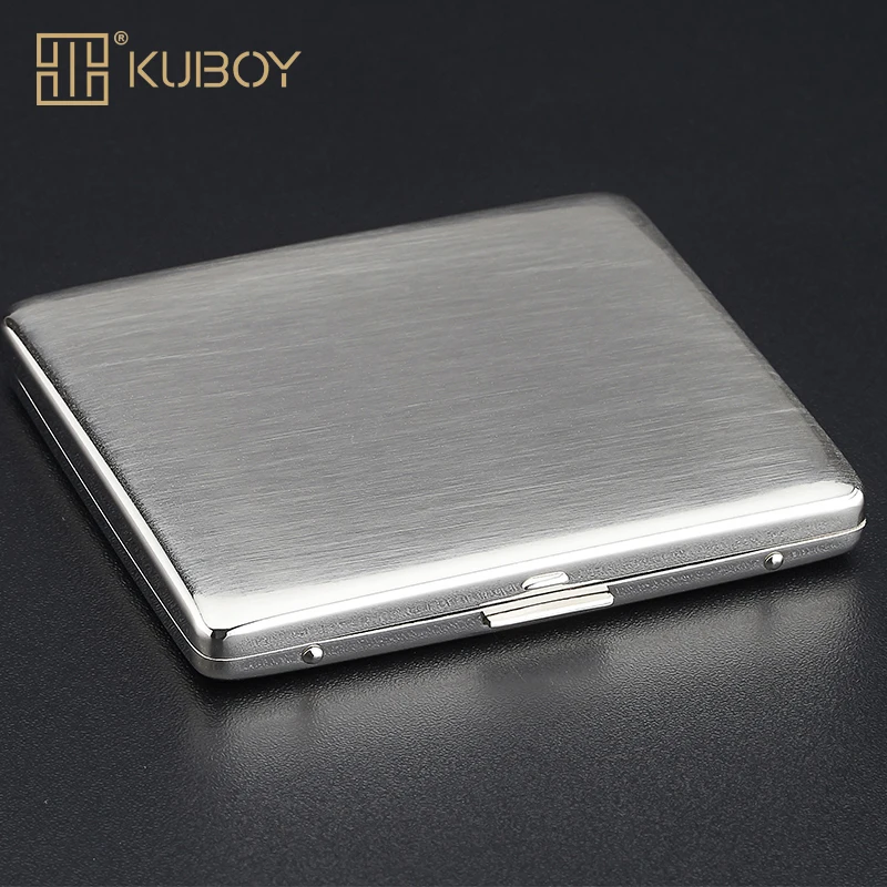 

Luxury Gift for Man Classic Copper Knurling Process Cigarette Case Pure Brass Cigarette Storage Box Bin for 9 Regular Cigarette
