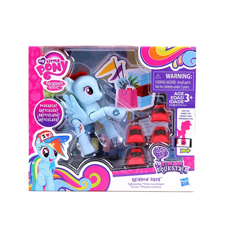 Игрушки My Little Pony friendly is Magic Twilight Sparkle Пинки Пай Радуга Дэш ПВХ Экшн фигурки модели кукол для детей Подарки