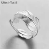 Hot Sale Ring-Adjustable-Size Jewelry 925-Sterling-Silver Fashion High-Quality Hot Girl Uini-Tail 32919528976