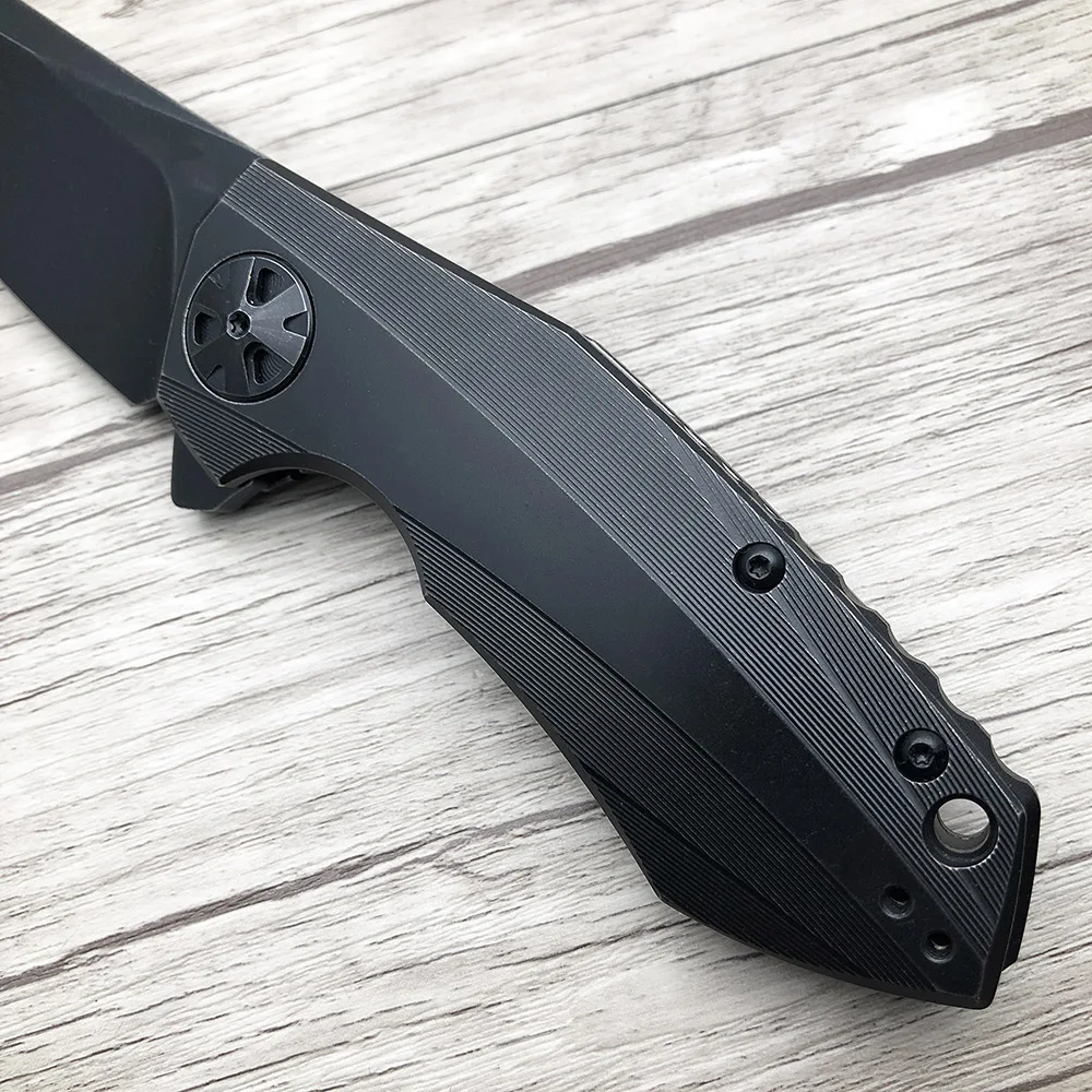 ZZSQ ZT 0456 0456BW складной титановый шарикоподшипник с ручкой Флиппер охотничий лагерь карманный инструмент для выживания EDC D2 лезвие инструмент нож