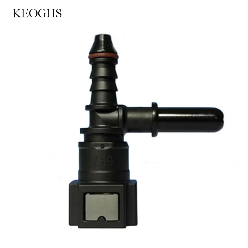 

7.89 ID6 Car fuel quick connector F Type males female connectors for fuel/methanol/ethanol/urea 6-8mm tube 1pc