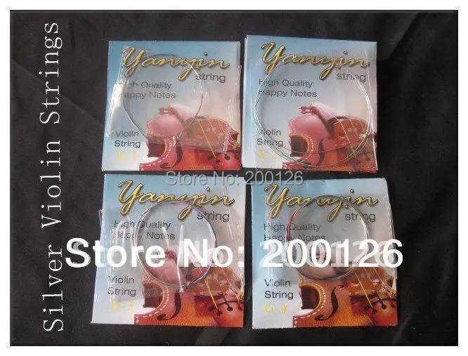 

Free shipping 2 set high quality alloy violin String Set
