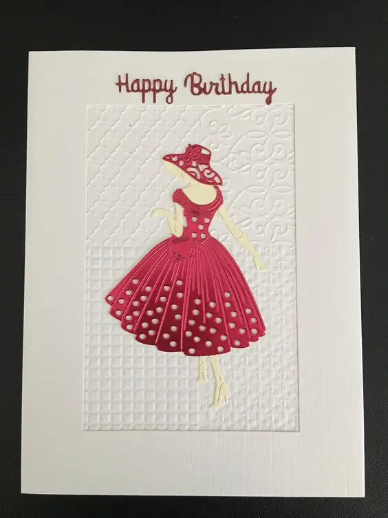 Girls clothings Metal steel Cutting Dies Stencil knife Scrapbookinging Photo Album Paper card Embossing Craft DIY | Дом и сад