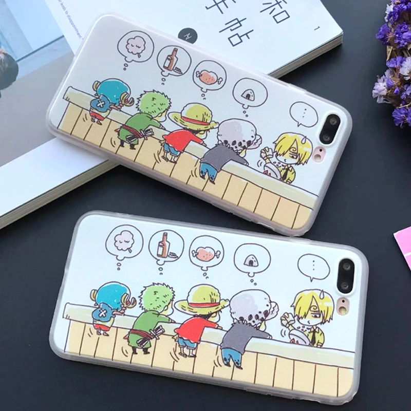LACK Fashion Cartoon Foodie People Hard Plastic Case Cover For Apple iPhone 7 iphone 6S 6 Plus 5 5S Phone Cases Coque |