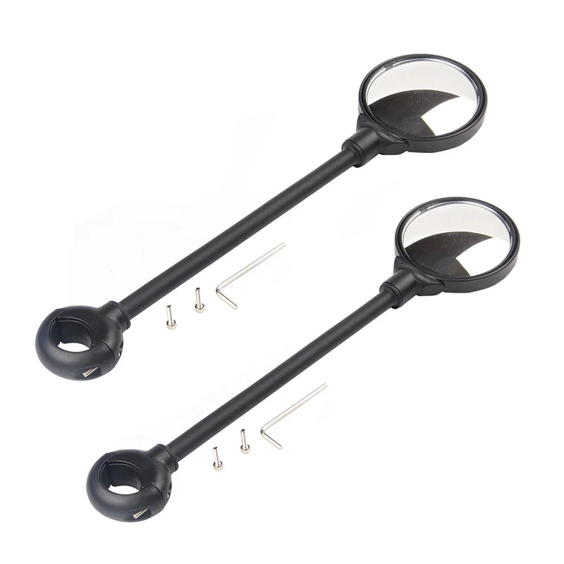 Flexible Rearview Mirror Bike Bicycle Cycling Aluminum Rear View Mirror Handlebar Adjustable Practical