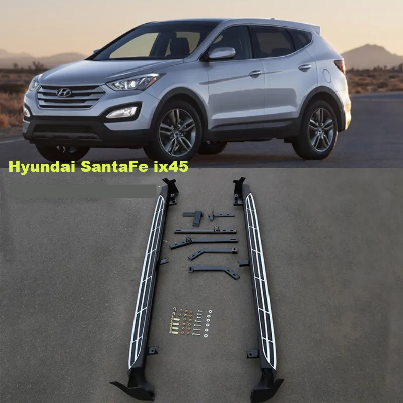 Для hyundai Santa Fe ix45-2013 ходовые доски Авто боковой шаг бар педали Высокое качество абсолютно дизайн Nerf Bars