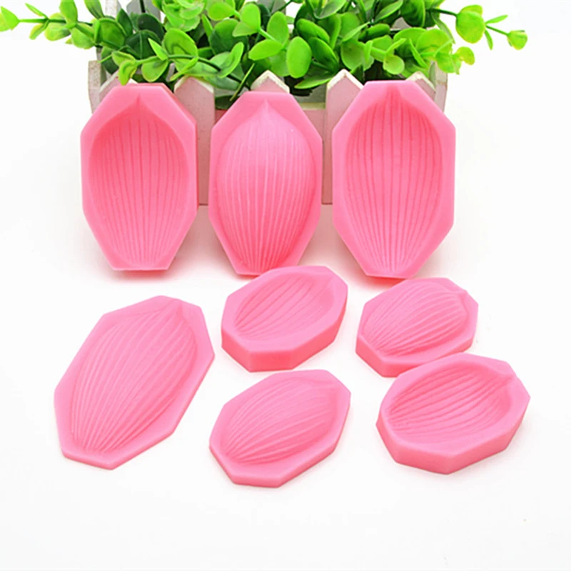 Водяная Лилия лепесток лотоса цветка Вайнер и Резак Fondant (сахарная) сахара